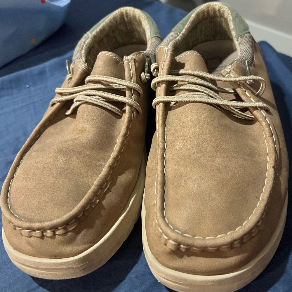 Hey Dude Tan Sneakers